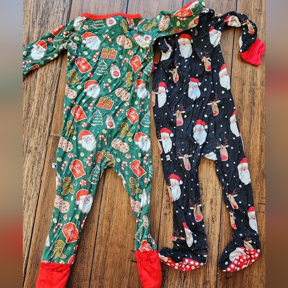 Bums‎ and Roses and Kiki and Lulu Christmas Footies 6-12months - Picture 10 of 10